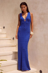 Ellira Maxi Dress - Cobalt Blue