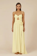 Danika Maxi Dress - Lemon