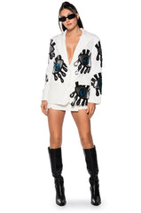 Eye For Eye Sequin Blazer