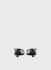 For The Rush Kitten Heels Black Polka