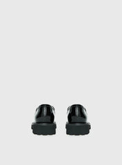 Face The Wind Faux Leather Loafers Black